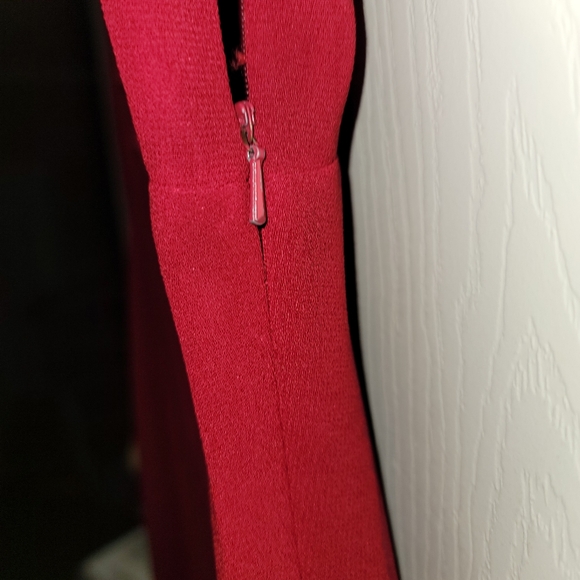 Talbots Red Ruffle Maxi Dress - Picture 7 of 7